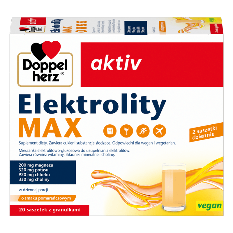 Doppelherz® aktiv Elektrolity MAX, 20 saszetek