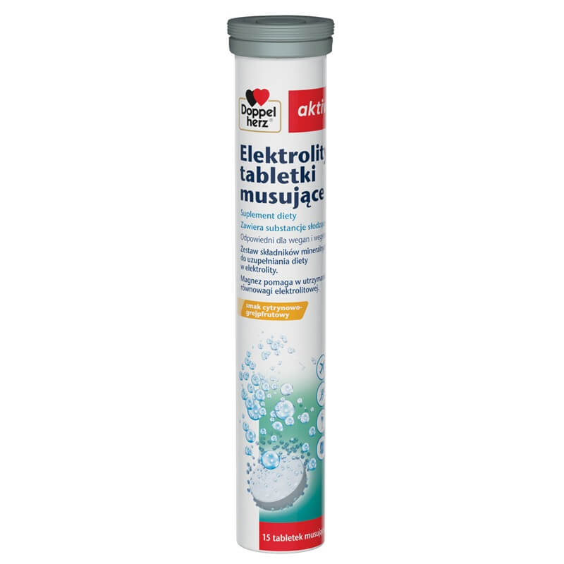 Doppelherz® aktiv Elektrolity tabletki musujące, 15 tabletek