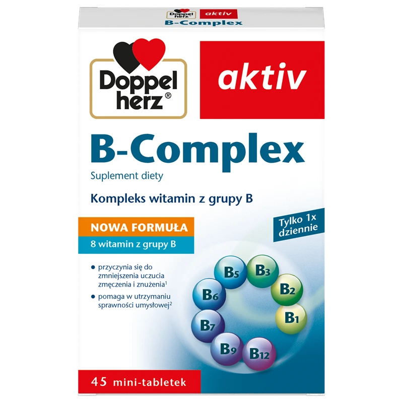 Doppelherz® aktiv B-Complex, 45 tabletek
