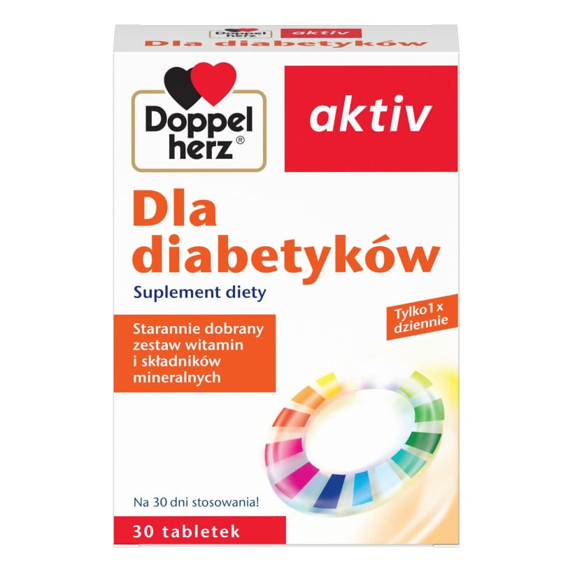 Doppelherz® aktiv Dla diabetyków, 30 tabletek